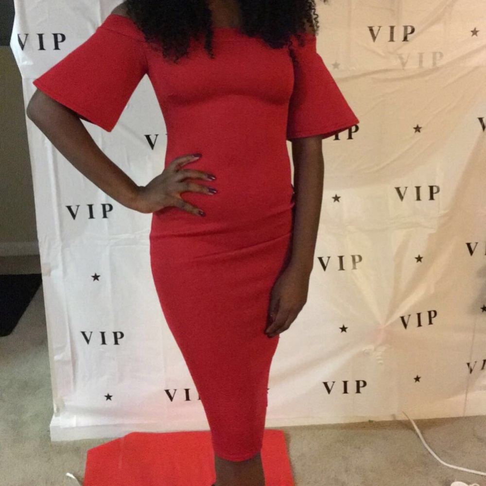 Scuba midi dress xs dress